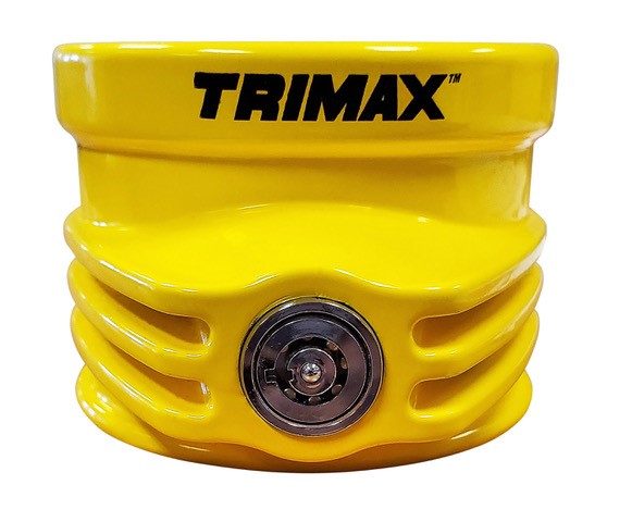 Trimax Maximum Security Hardened Steel 5th Wheel King Pin Lock red TFW80HD