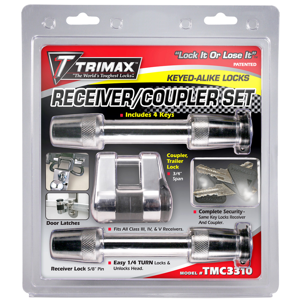 Trimax TMC10 Coupler/Door Latch Lock fits couplers to 3/4 Span